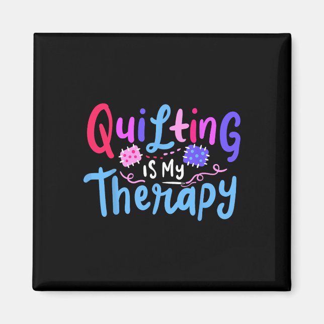 Quilting Sewing Funny Quilter Sewer Gift  Magnet (Front)