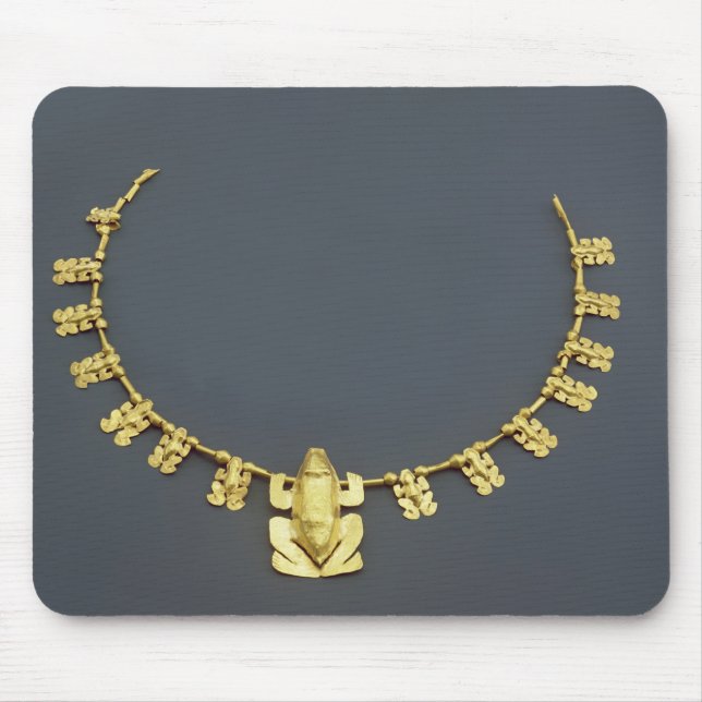 Quimbaya necklace with frogs, from Colombia Mouse Pad (Front)