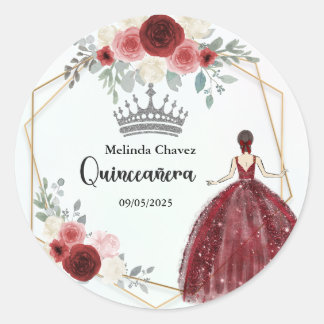 Quince Classic Round Sticker