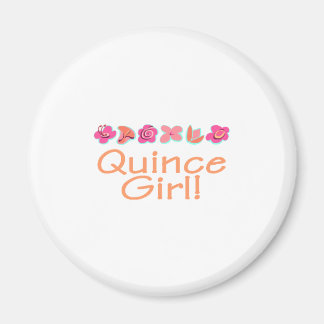 Quince Girl (peach colour) Magnet