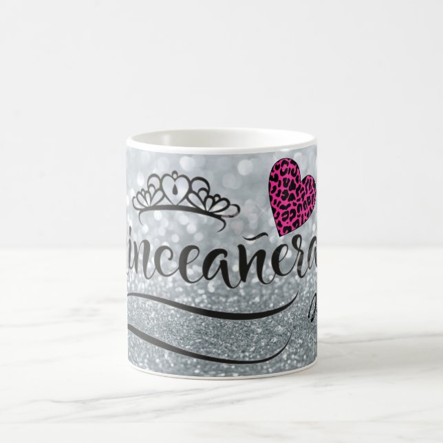 Quinceanera 15th Birthday Cute Mug Gift customise  (Center)