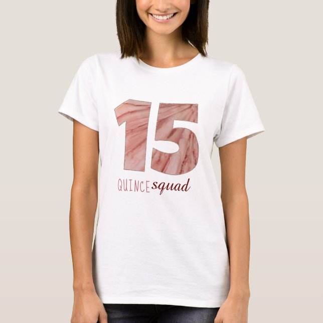 Quinceanera 15th Birthday T-Shirt (Front)