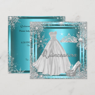 Quinceanera 15th Elite Elegant Birthday Party Invitation