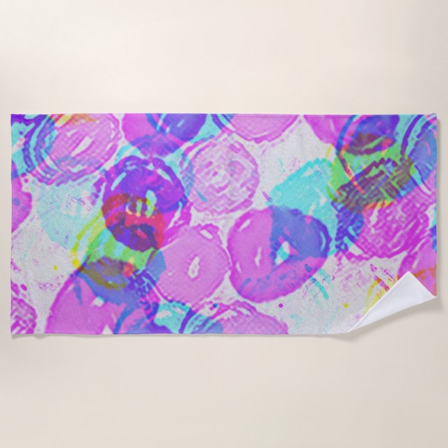 Quinceañera  beach towel (Front)
