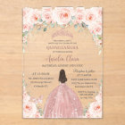 Quinceañera Blush Pink Floral Rose Gold Princess
