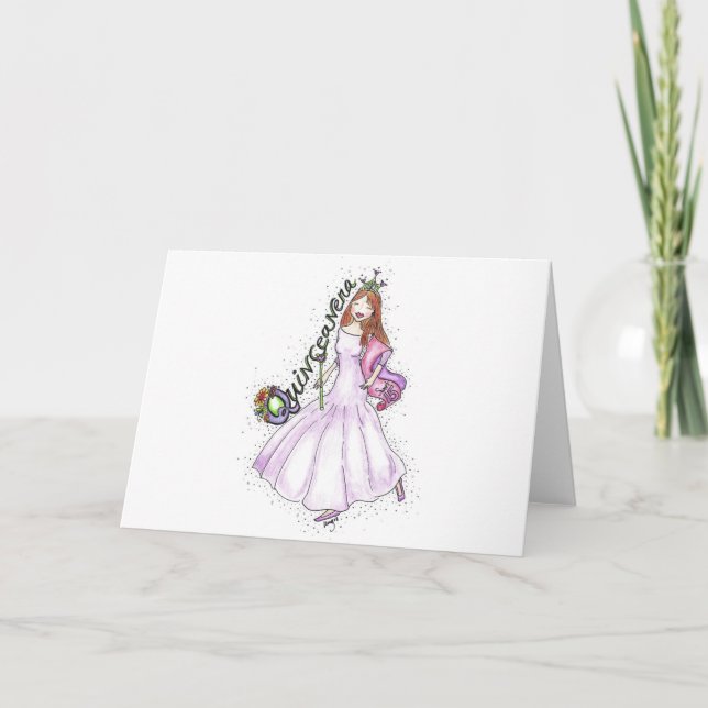 Quinceanera Card (Front)
