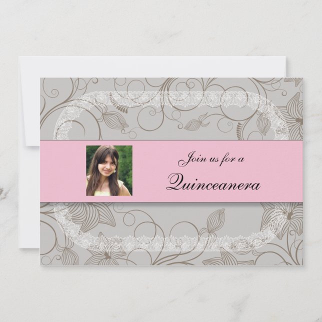 Quinceanera invitations (Front)