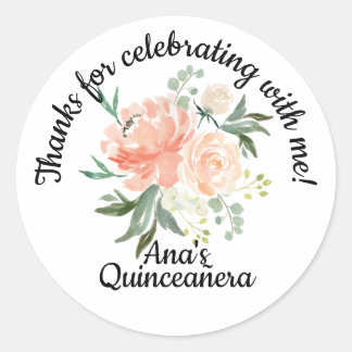 Quinceañera labels for 15th birthday celebration!