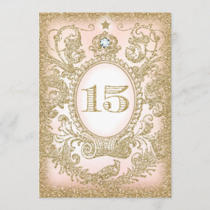 Quinceañera Once Upon a Time Princess Invitation