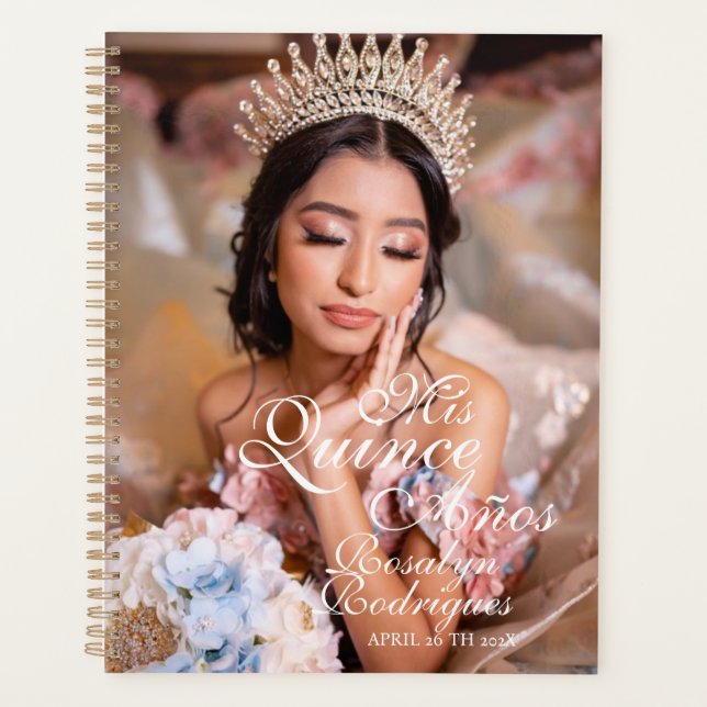 Quinceanera Planner script photo 15th Birthday  (Front)