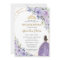 Quinceañera Purple Lavender Floral Gold Princess I