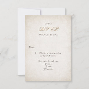 Quinceanera RSVP Card