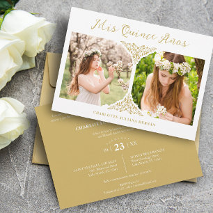 Quinceañera Spanish Fancy Flourish 2 Photos