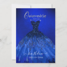 Quinceañera, Sparkle Gown, Electric Blue