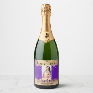 Quinceañera Sparkling Wine Favour Label Personalis