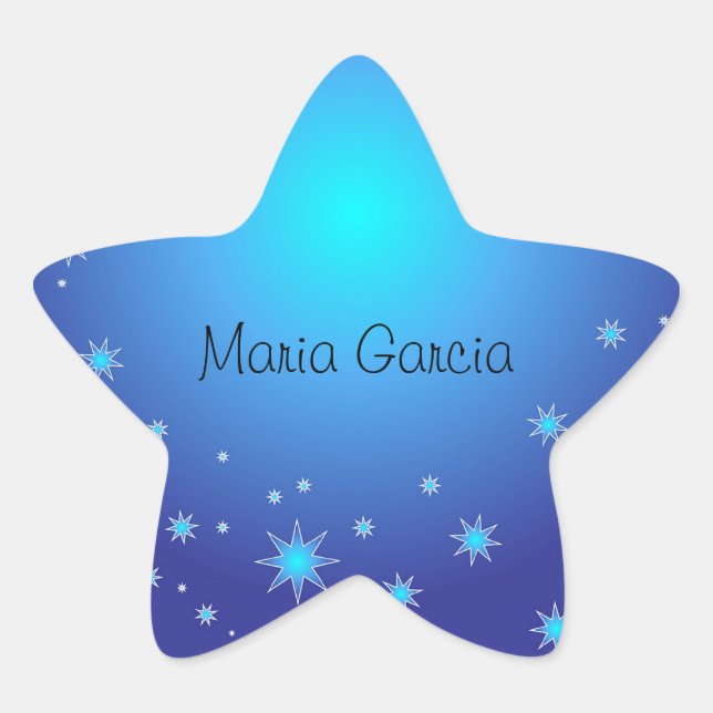 Quinceañera Star Sticker (Front)