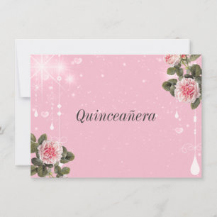 Quinceanera, Sweet Sixteen, Bat Mitzvah Invitation