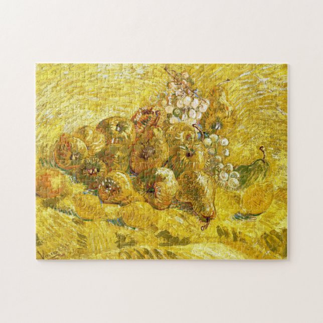 Quinces, Lemons, Pears and Grapes Vincent van Gogh Jigsaw Puzzle (Horizontal)