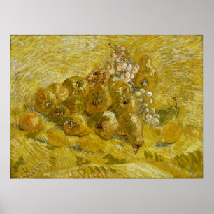 Quinces Lemons Pears Grapes by Van Gogh Poster