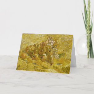 Quinces, Lemons, Pears, Grapes Vincent van Gogh Card
