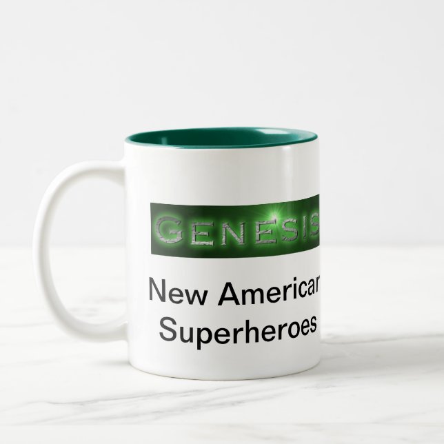 Quincey's  "Genesis" Coffee Mug (Left)