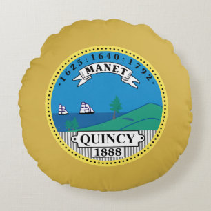 Quincy MA Outdoor Pillow