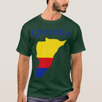 Quindio Department Map Colombia T-Shirt