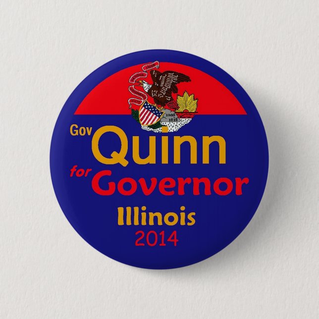 QUINN 2014 Illinois Button (Front)