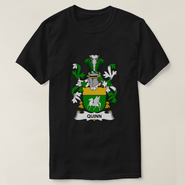 Quinn Coat of Arms - Family Crest Shirt  (Design Front)