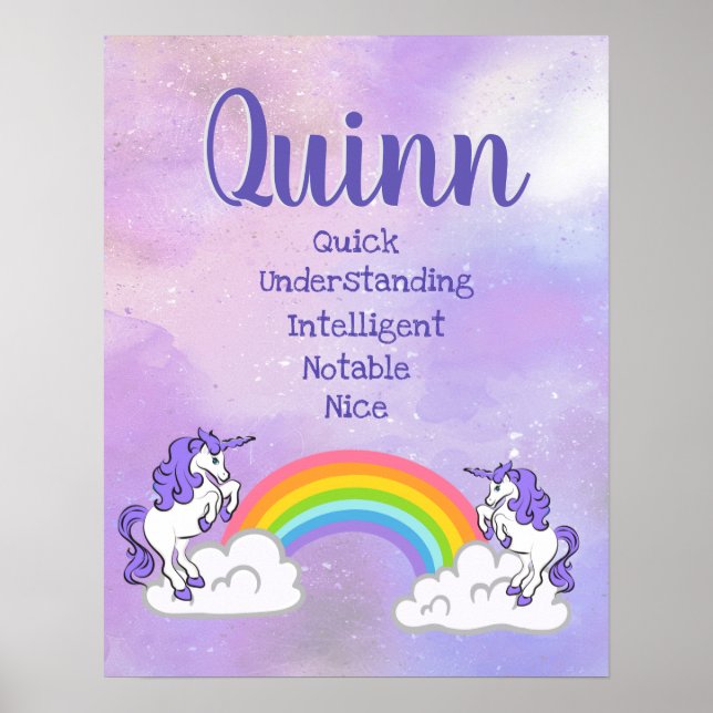 Quinn Name Poster (Front)