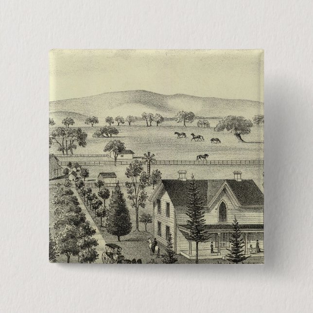 Quinn residence 15 cm square badge (Front)