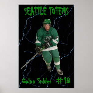 Quinn Snider - Seattle Totems Poster