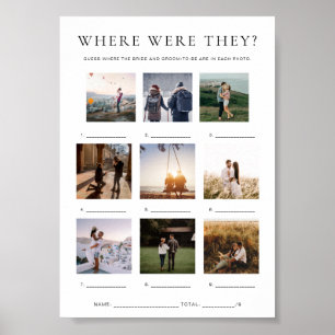 Quinn Where Were They Vacation Photo Game Poster