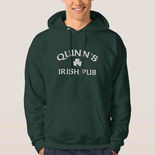 Quinn's Irish Pub  Hoodie (Front)