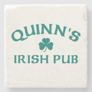 Quinn's Irish Pub Stone Coaster