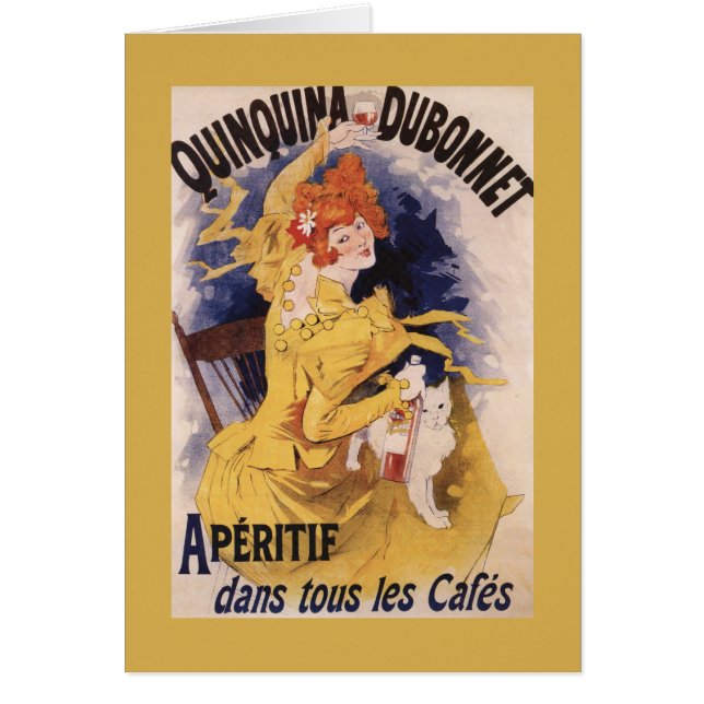 Quinquina Dubonnet Aperitif Promotional Poster (Front)