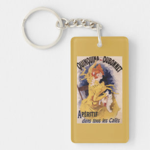 Quinquina Dubonnet Aperitif Promotional Poster Key Ring