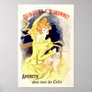 Quinquina Dubonnet Aperitif Vintage French Ad Poster