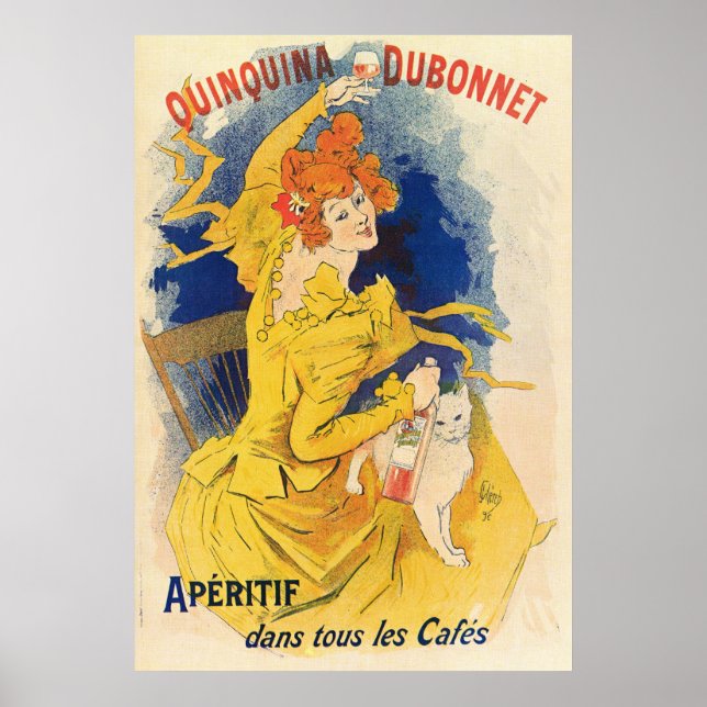 Quinquina Dubonnet, Jules Chéret Poster (Front)