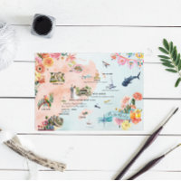 Quintana Roo | Destination Wedding Itinerary Map