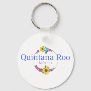 Quintana Roo Mexico Travel Destination Bridesmaid Key Ring