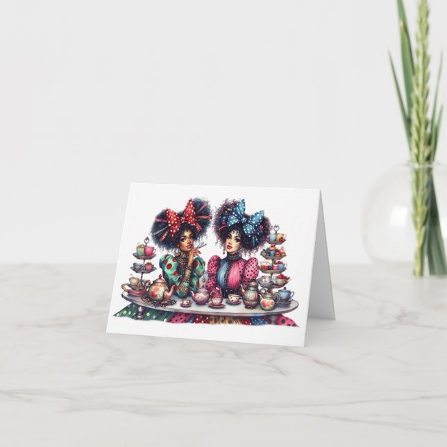 Quintessentially Quirky Cuppa Time Card (Front)