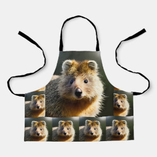 Quintin The Ginger Quokka, Kids Full Print Apron