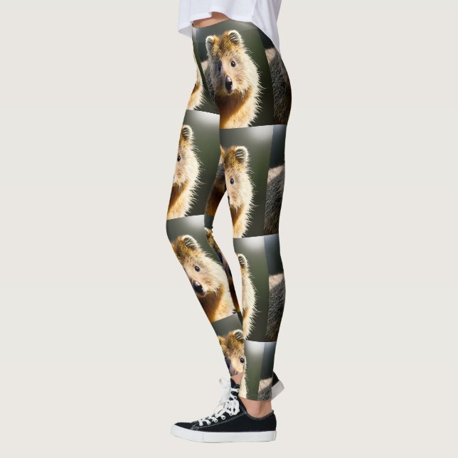Quintin The Ginger Quokka, Leggings (Left)