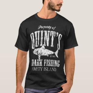 Quints Shark Fishing Amity Island T-Shirt