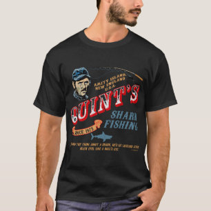 Quint's Shark Fishing Wood (Universal © UCS LLC) T-Shirt