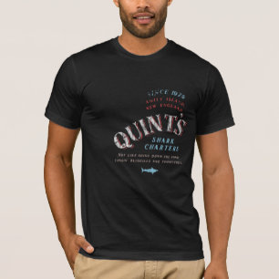 Quint's Shark shirt ,t-shirt T-Shirt