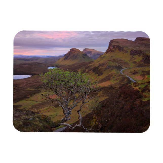 Quiraing sunrise landscape on Skye Magnet (Horizontal)