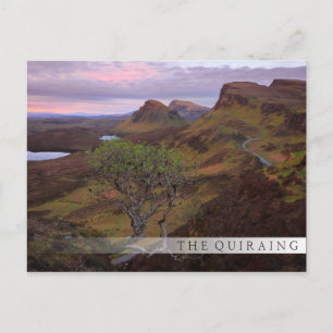 Quiraing sunrise landscape on Skye Postcard