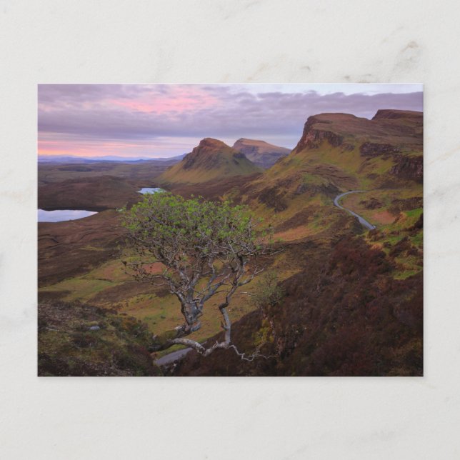 Quiraing sunrise landscape on Skye Postcard (Front)